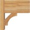 Ekena Millwork Westlake Block Rough Sawn Outlooker, Western Red Cedar, 8"W x 14"D x 14"H OUT08X14X14WTL05RWR - alternate 2